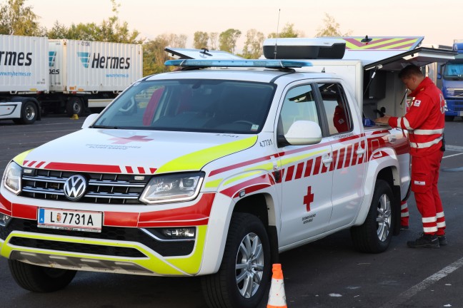 Drohnen im Einsatz: Personensuche nach davongelaufenem Unfalllenker am Voralpenkreuz bei Sattledt