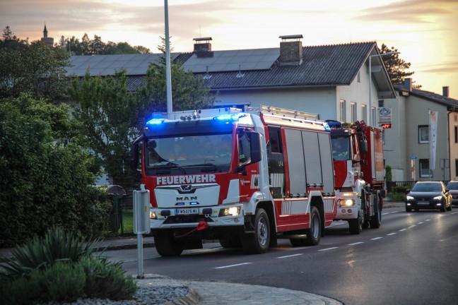 Verkehrsunfall in Thalheim bei Wels endet zum Glck glimpflich