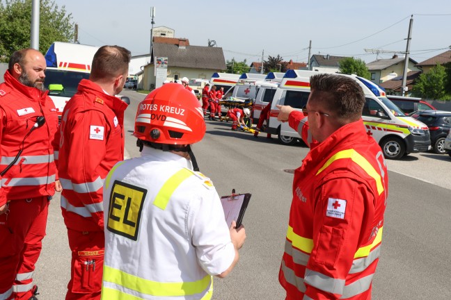 Regionalbung "Cumulonimbus": 24 Stunden lang bebten hunderte Einsatzkrfte Groschadensereignisse