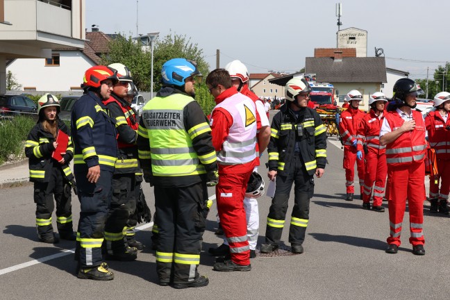 Regionalbung "Cumulonimbus": 24 Stunden lang bebten hunderte Einsatzkrfte Groschadensereignisse