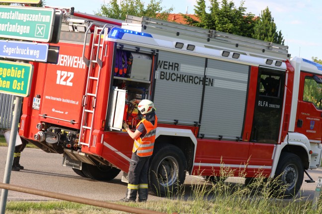 Kreuzungscrash zwischen zwei PKW in Buchkirchen