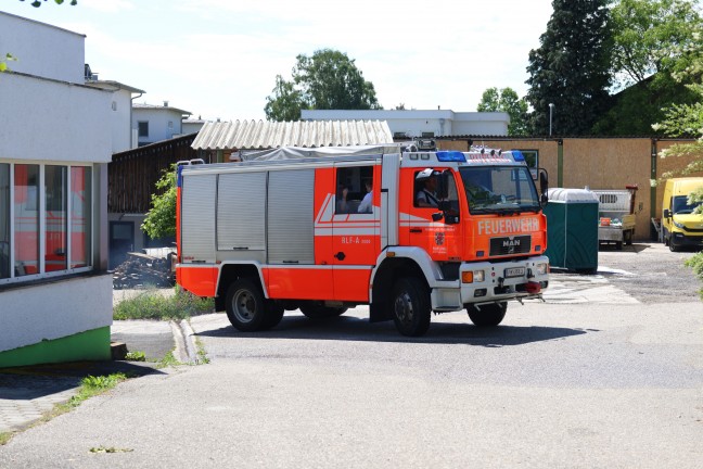 Drei Feuerwehren bei Brand in Leonding im Einsatz