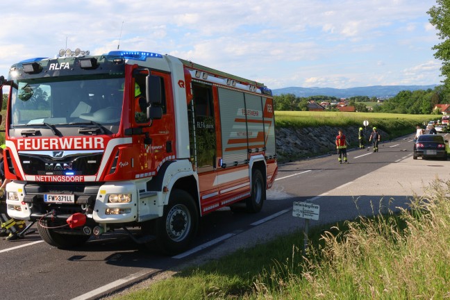 Sieben teils Schwerverletzte bei folgenschwerem Crash auf Kremstalstrae bei Ansfelden