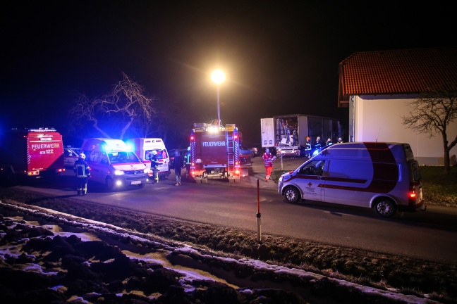 Großeinsatz mit 16 Verletzten nach Kohlenmonoxidaustritt in Grieskirchen
