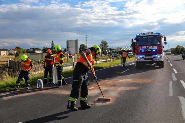 Auffahrunfall auf Wiener Strae bei Marchtrenk endet glimpflich