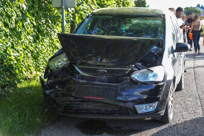 Auffahrunfall auf Wiener Strae bei Marchtrenk endet glimpflich