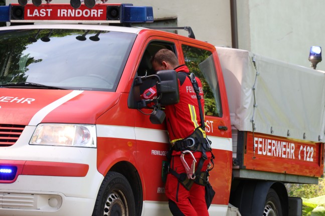 Suchaktion nach abgestrztem Paragleiter am Hirschwaldstein in Micheldorf in Obersterreich