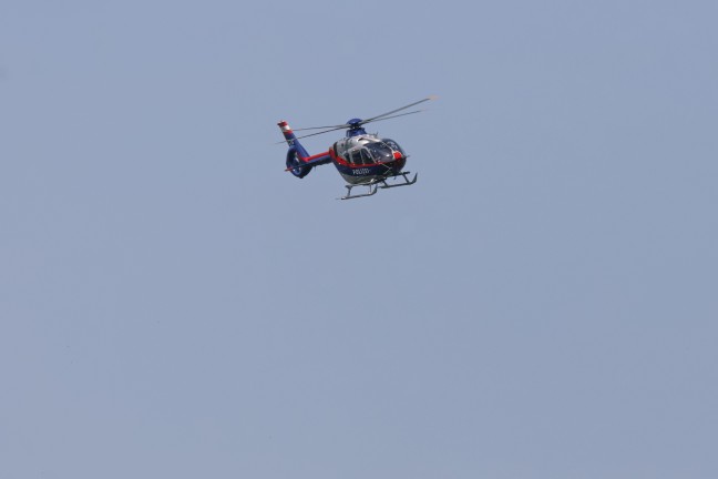 Suchaktion nach abgestrztem Paragleiter am Hirschwaldstein in Micheldorf in Obersterreich