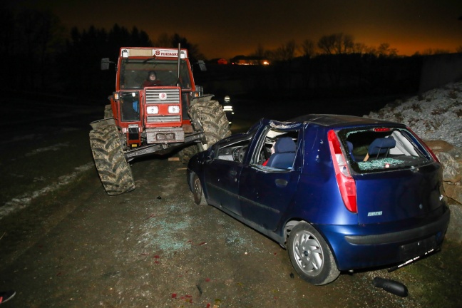 Feuerwehr und Rotes Kreuz bten in Sipbachzell gemeinsam fr den Ernstfall