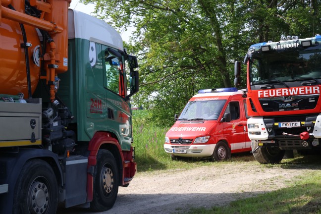 Lngerer Einsatz nach Gewsserverunreinigung in Kirchdorf an der Krems