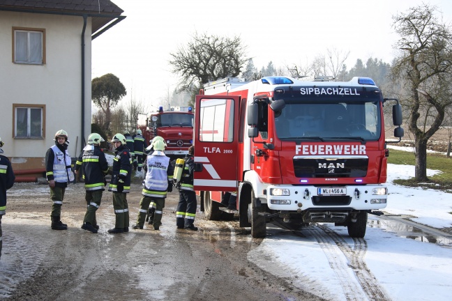 Selche in einem Bauernhof in Sipbachzell in Brand geraten