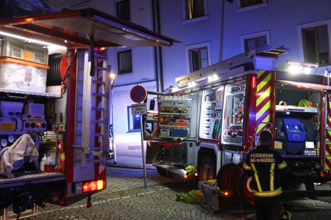Vier Verletzte nach starker Rauchentwicklung in einem Gebude in Haag am Hausruck