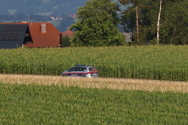 Sierning: Einsatzkrfte zu Personenrettung von einem Jgerhochstand alarmiert