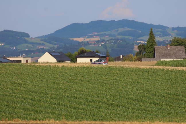 Sierning: Einsatzkrfte zu Personenrettung von einem Jgerhochstand alarmiert