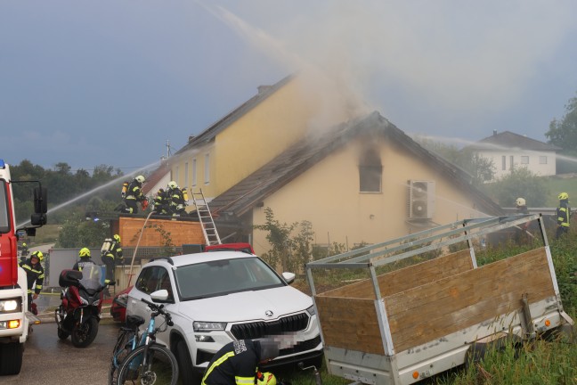 Vier Feuerwehren bei Garagenbrand in St. Marien im Einsatz