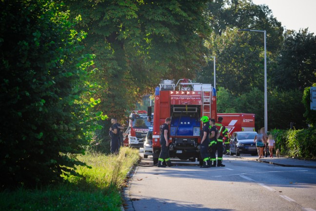 Personenrettung: Person in Braunau am Inn von Regionalzug erfasst und schwer verletzt