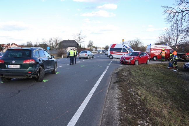 Verkehrsunfall in Marchtrenk forderte zwei Verletzte