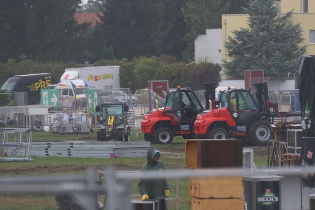 Konzert abgesagt: "Bhse Onkelz"-Konzert in Wels fllt wegen Starkregen sprichwrtlich ins Wasser