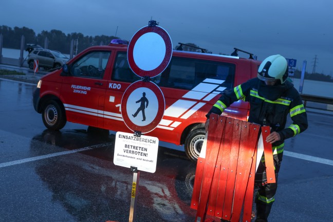 Hohe Pegelstnde: Angespannte Lage ber Nacht an zahlreichen Bchen und Flssen in Obersterreich