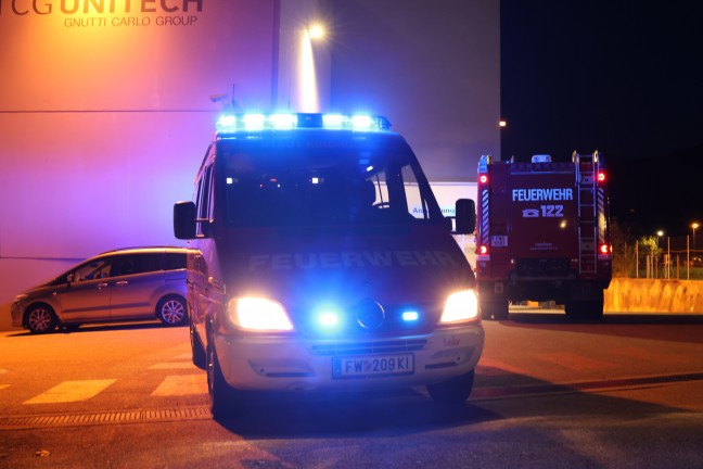 Brand bei einem Unternehmen in Kirchdorf an der Krems