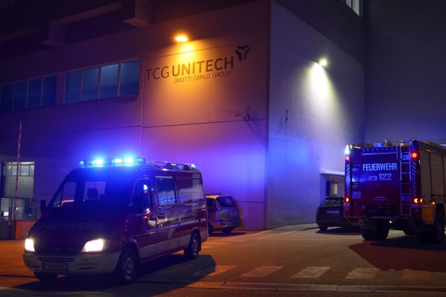 Brand bei einem Unternehmen in Kirchdorf an der Krems