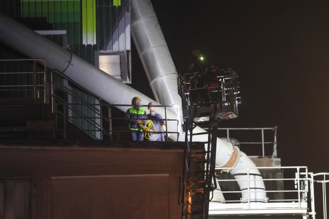 Brand im Bereich einer Filteranlage eines Zementwerks in Kirchdorf an der Krems