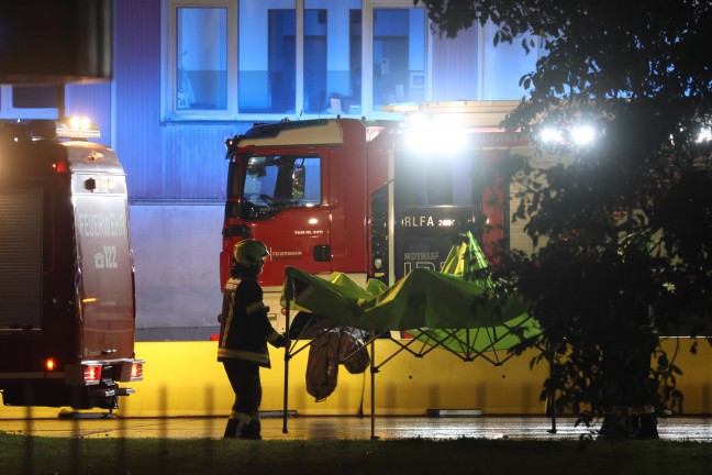 Brand im Bereich einer Filteranlage eines Zementwerks in Kirchdorf an der Krems