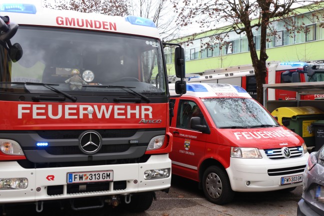 Kchenbrand in einer Wohnung eines Mehrparteienwohnhauses in Gmunden