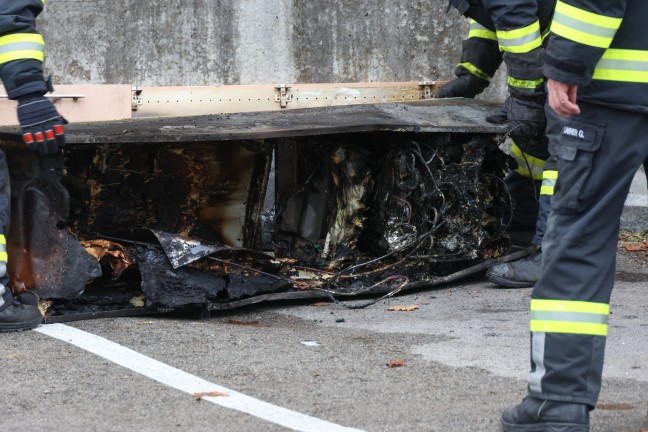 Kchenbrand in einer Wohnung eines Mehrparteienwohnhauses in Gmunden