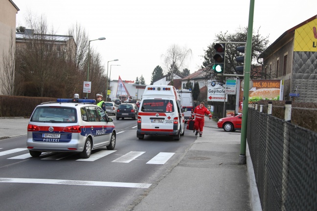 Fußgänger in Wels-Pernau von PKW erfasst