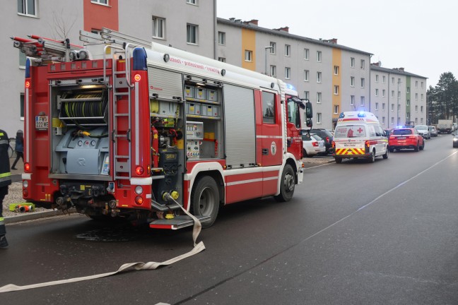 Vermeintlicher Kellerbrand: Wasserdampf aus defekter Heizung sorgte fr Einsatz in Wels-Neustadt