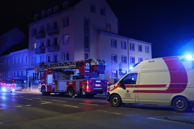 Brand eines Kinderwagens: Einsatz bei Kleinbrand in einem Mehrparteienwohngeb�ude in Wels-Lichtenegg