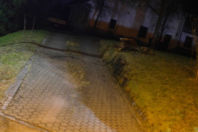 Verfolgungsjagd endet bei Kematen am Innbach mit berschlagenem Auto