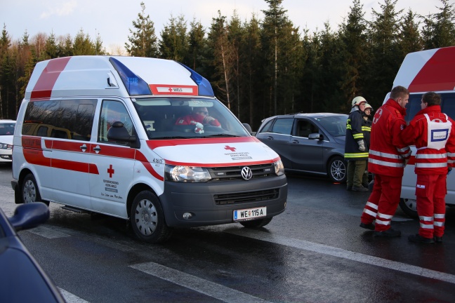 13 Verletzte bei Seriencrash auf der Innkreisautobahn bei Aistersheim