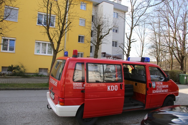 Angebranntes Kochgut sorgte für Einsatz der Feuerwehr in Schwanenstadt