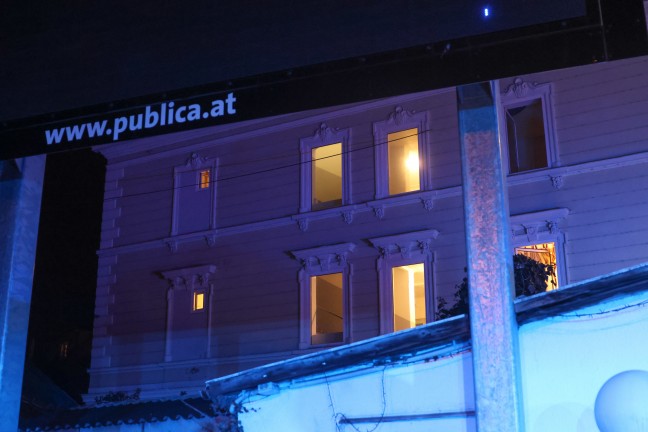 Brand in einer Sozialeinrichtung f�r Asylwerberinnen und Asylwerber in Wels-Innenstadt