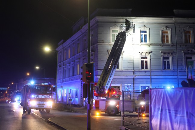 Brand in einer Sozialeinrichtung f�r Asylwerberinnen und Asylwerber in Wels-Innenstadt