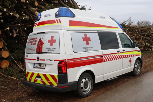 Heizraumbrand auf einem Bauernhof in Allhaming sorgte fr Einsatz zweier Feuerwehren