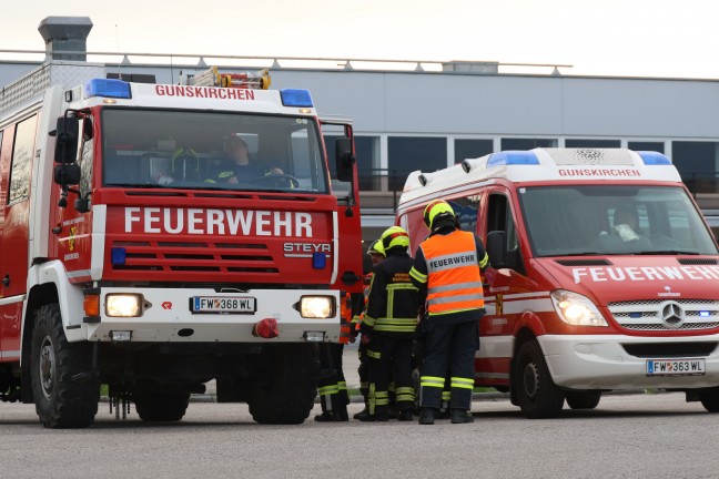 Auffahrunfall bei Abbiegevorhaben auf Wiener Strae in Gunskirchen fordert zwei Leichtverletzte