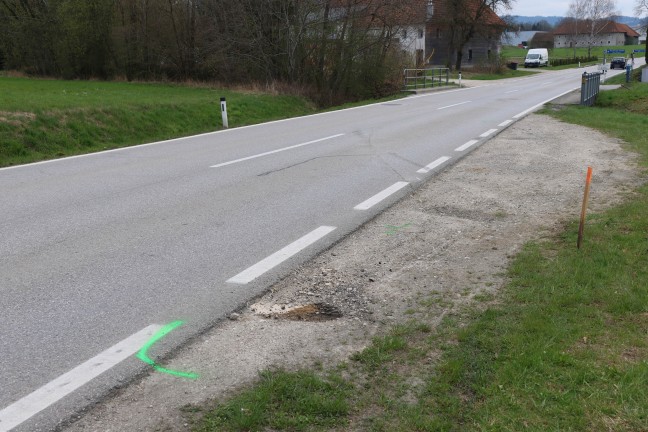 Verfolgungsfahrt mit gestohlenem Auto endete bei Wartberg an der Krems in Verkehrsunfall