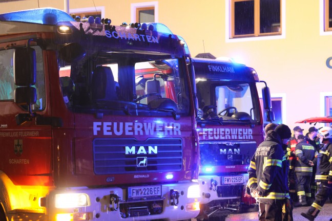 Drei Feuerwehren bei kurzer nchtlicher Personensuche in Scharten im Einsatz