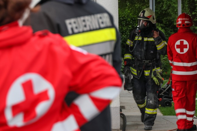 Drei Feuerwehren bei Brand in einem Wohngebude in St. Thomas im Einsatz