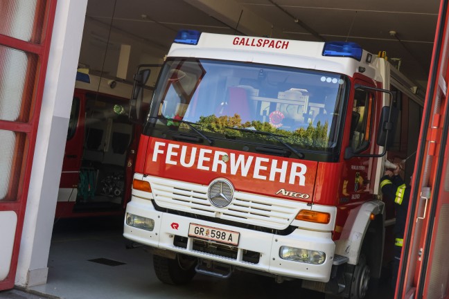 Kabelbrand in einem Elektroverteilerschrank in Gallspach l�ste kurzzeitig Einsatz der Feuerwehr aus