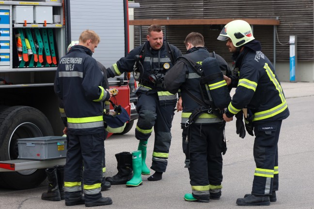 Chlorgasalarm in einem Hallenbad in Wels-Lichtenegg durch Stromausfall ausgel�st