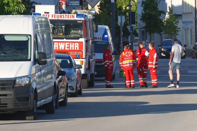 Brand eines PKW in einer Tiefgarage in Traun sorgt f�r gr��eren Einsatz dreier Feuerwehren