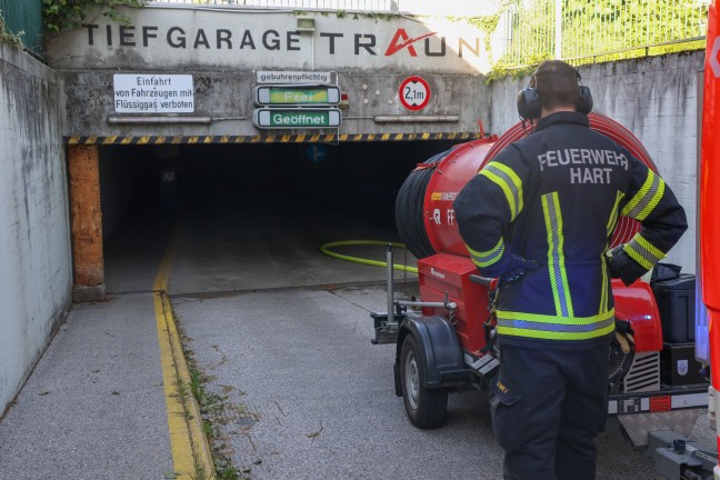 Traun: Neun- und Zehnjhriger sollen Zwlfjhrigen zu Brandstiftung in Tiefgarage angestiftet haben