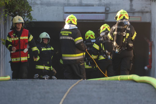 Traun: Neun- und Zehnjhriger sollen Zwlfjhrigen zu Brandstiftung in Tiefgarage angestiftet haben