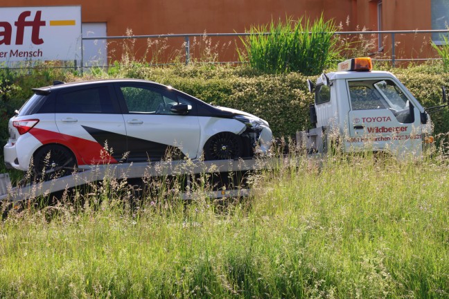 Kollision im Kreuzungsbereich der Rohrbacher Strae bei St. Martin im Mhlkreis endet glimpflich