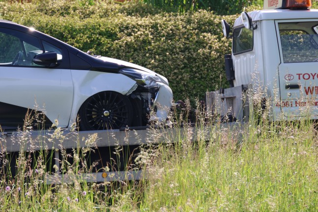 Kollision im Kreuzungsbereich der Rohrbacher Strae bei St. Martin im Mhlkreis endet glimpflich
