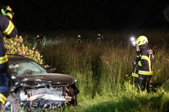 Frontalcrash auf Kremstalstrae bei Kematen an der Krems fordert fnf teils Schwerverletzte